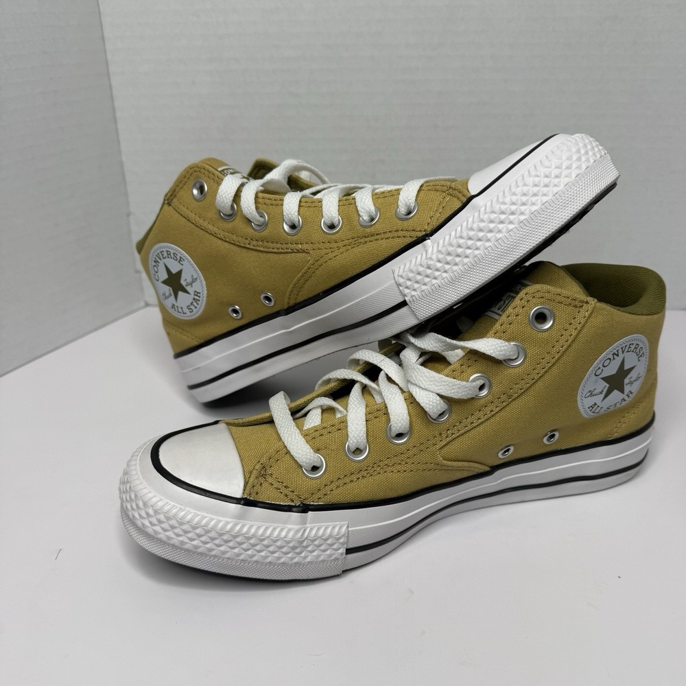 Converse Chuck Taylor All Star Madison Mid Gold Olive A04469F Mens 8 Womens 10